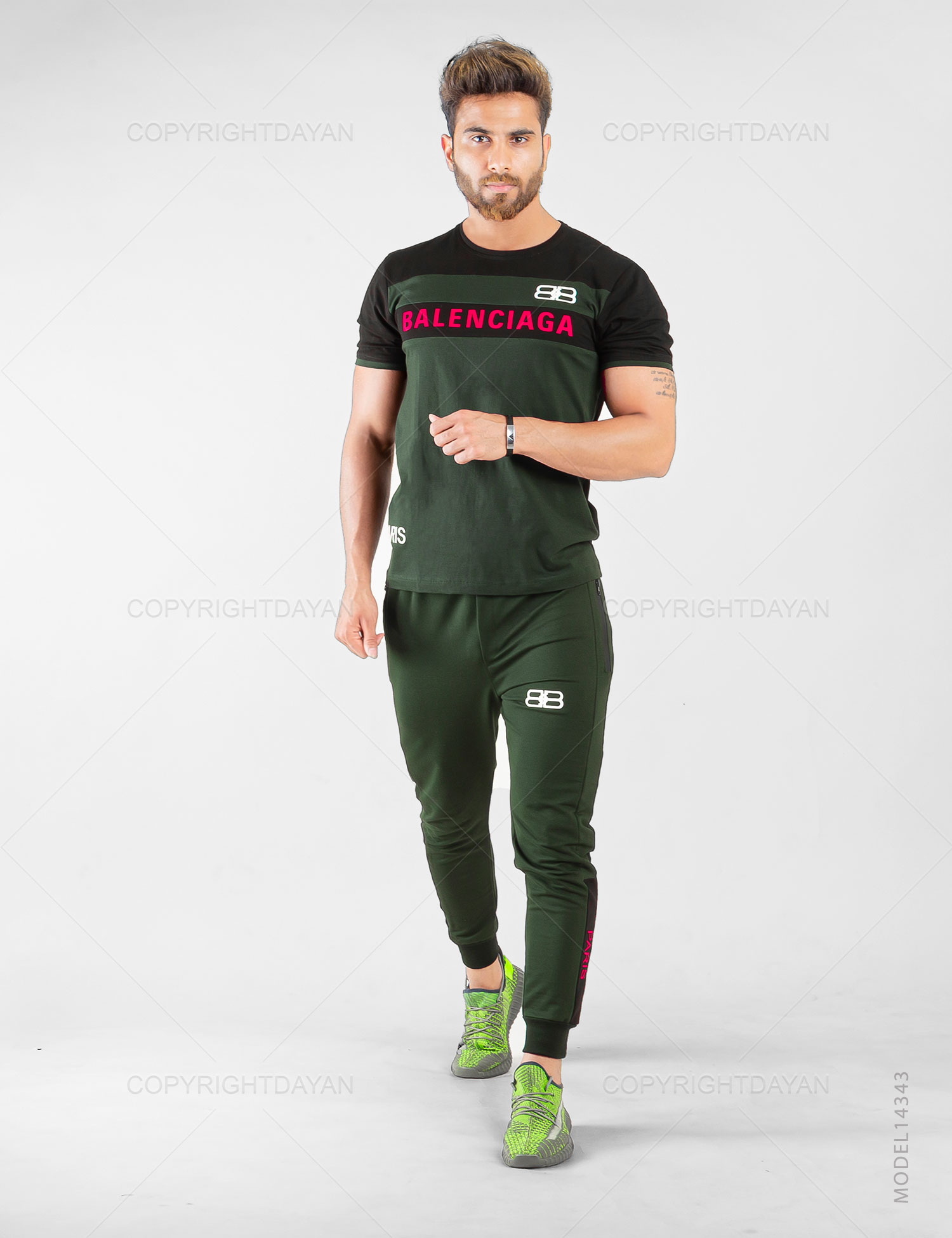 ست تیشرت شلوار مردانه Balenciaga مدل 14343