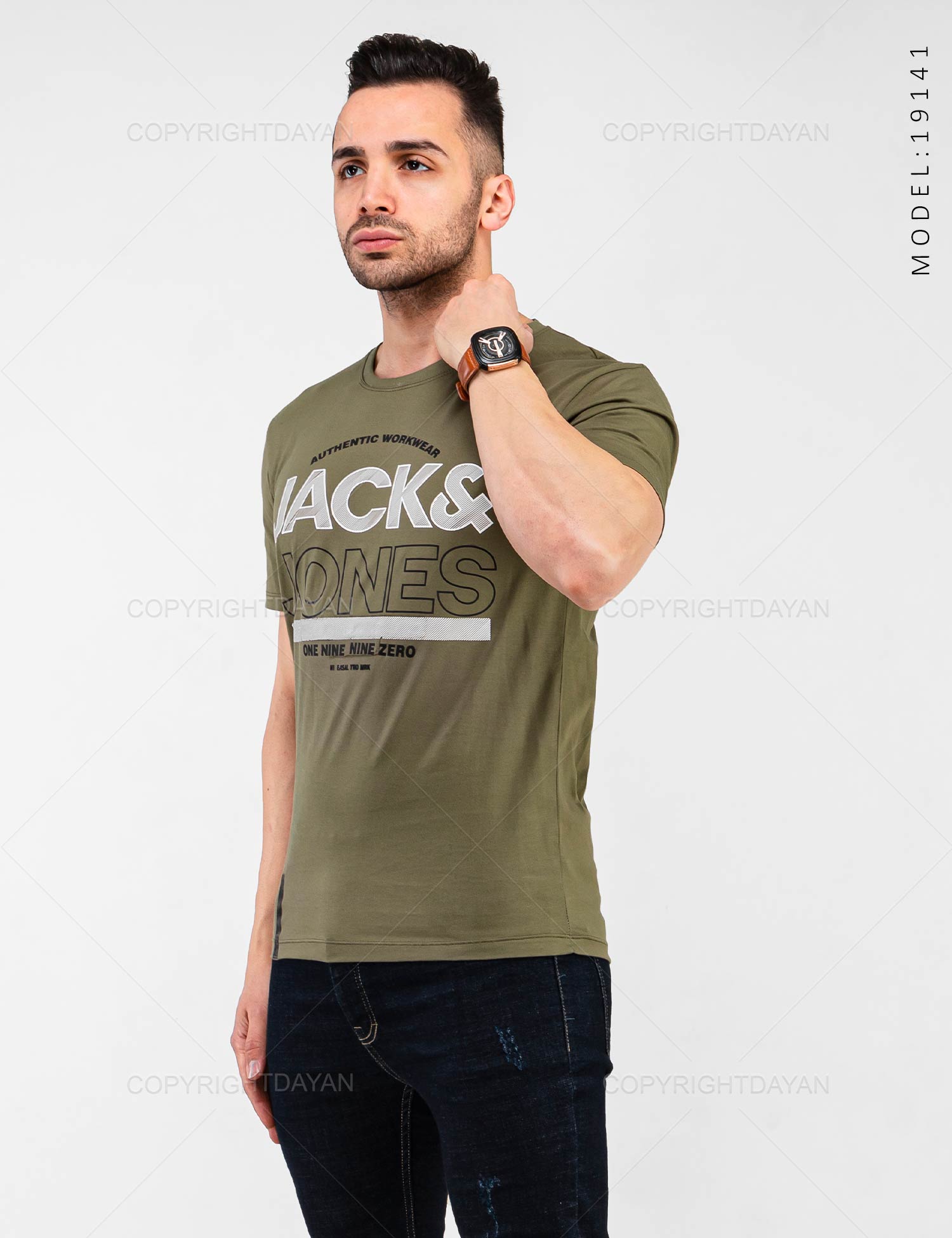 تیشرت مردانه Jack & Jones مدل 19141