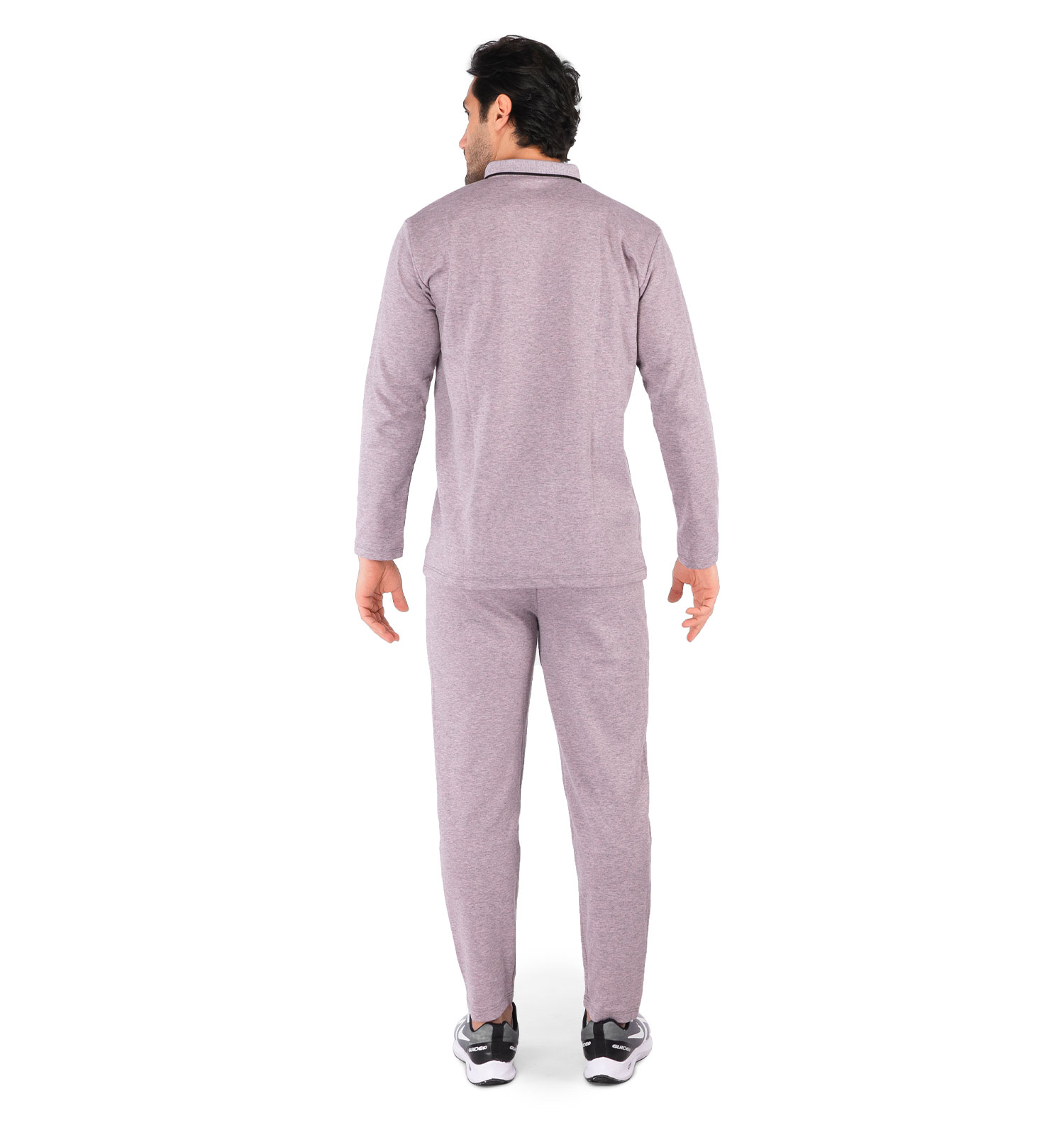 ست بلوز شلوار مردانه آستین بلند Reebok ساده یقه گرد مدل 44078