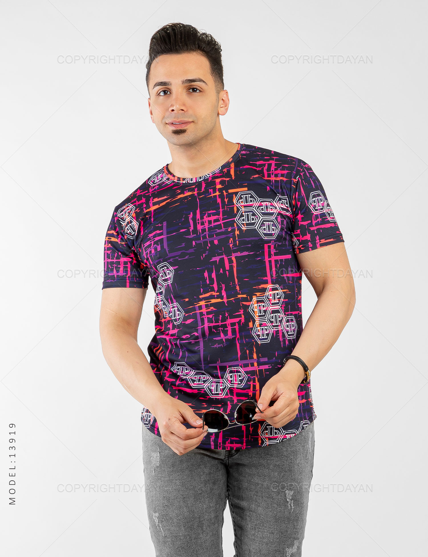 تیشرت مردانه Philipp Plein مدل 13919