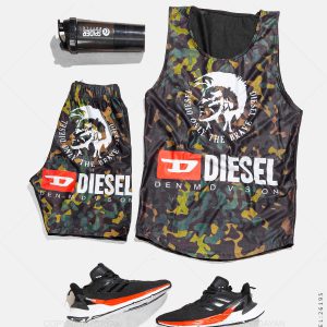 ست رکابی شلوارک مردانه Diesel مدل 26195