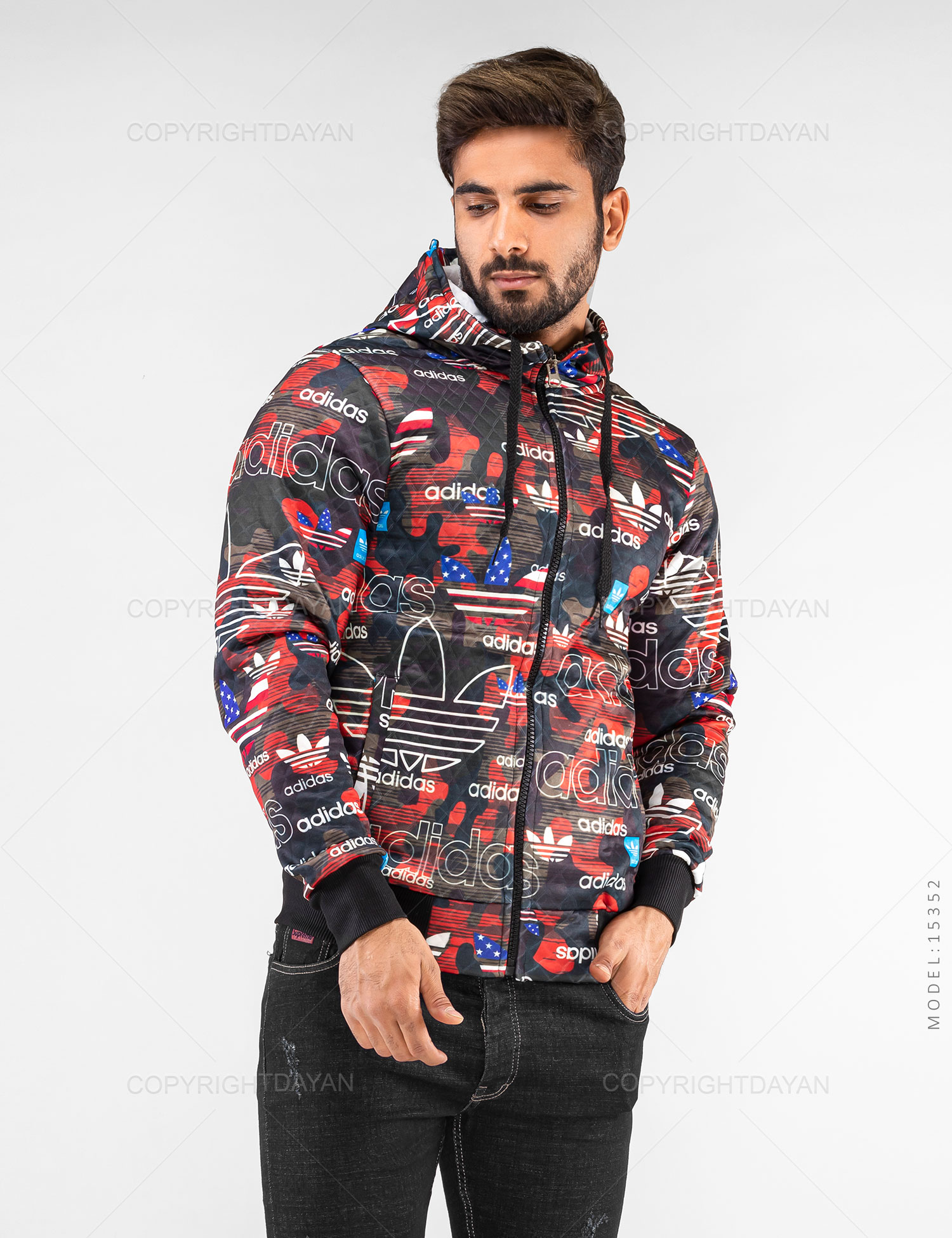 سویشرت مردانه Adidas مدل 15352