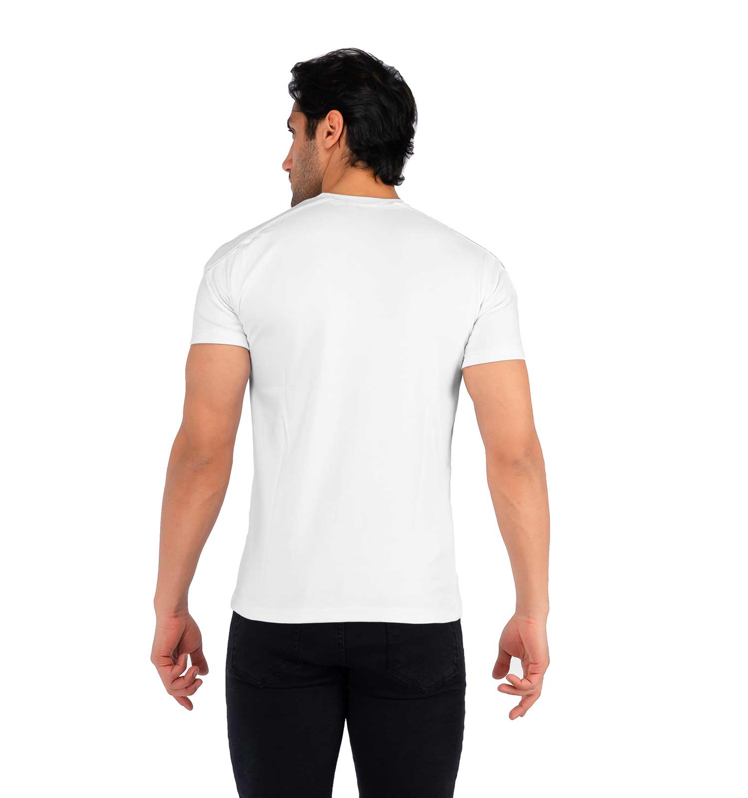 تیشرت Versace یقه گرد مردانه سفید ساده مدل 42224