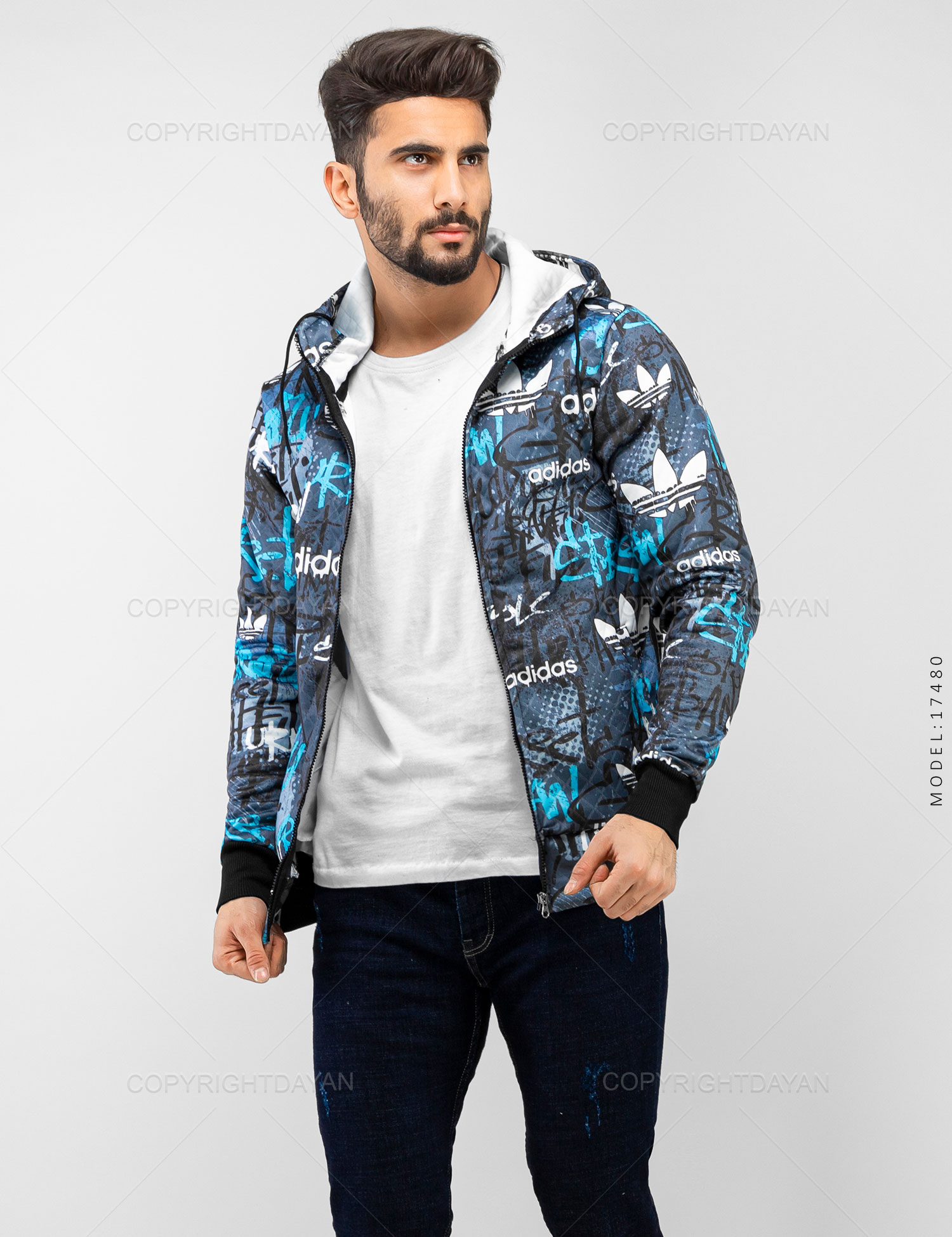سویشرت مردانه Adidas مدل 17480