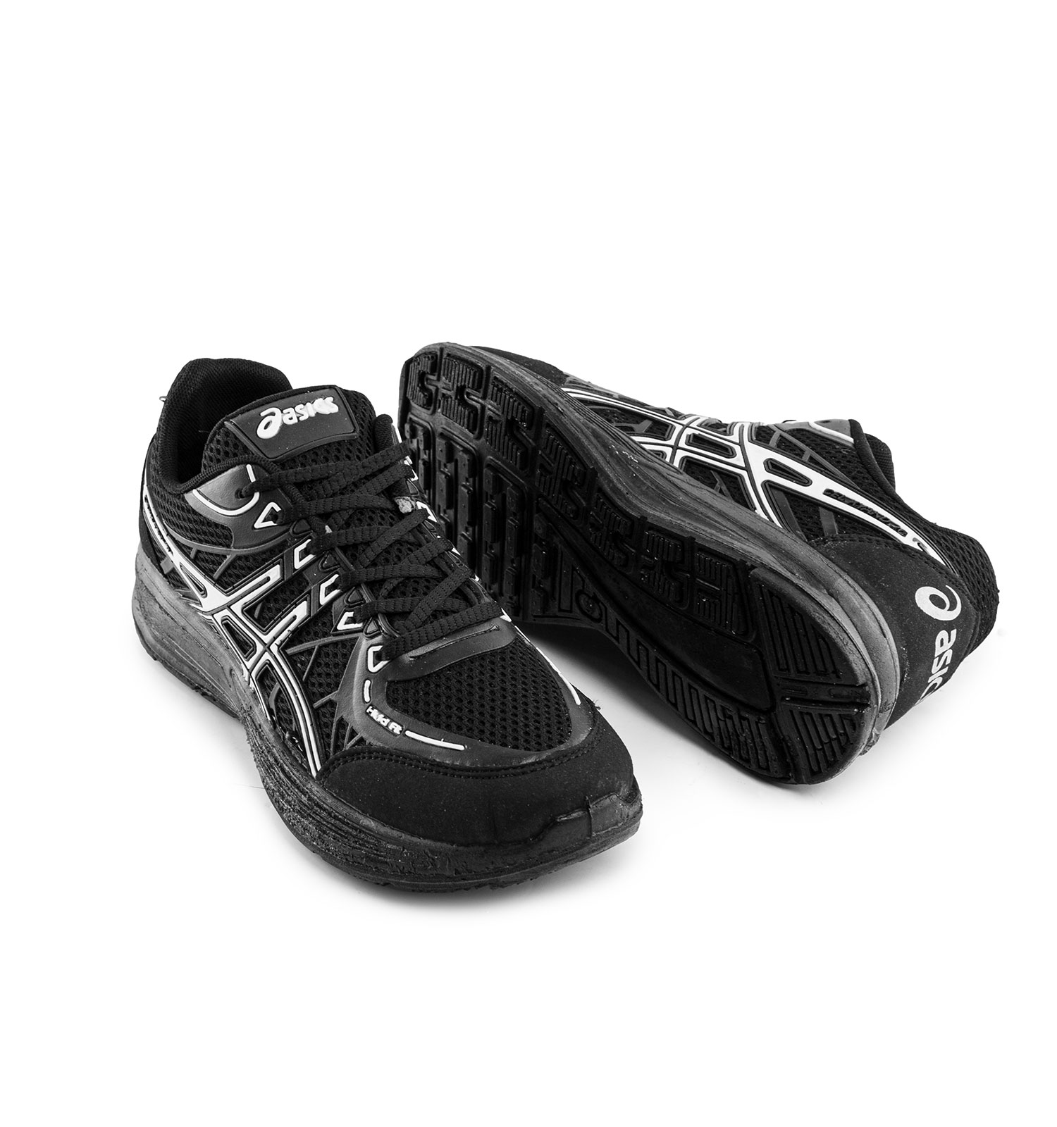 کفش اسپرت Asics مردانه مشکی بندی مدل 43088