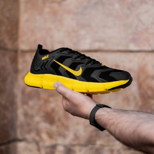 کفش ورزشی Nikeمردانه مشکی زرد مدل Arax