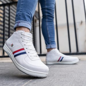 کفش ساقدار مردانه TOMMY سفید