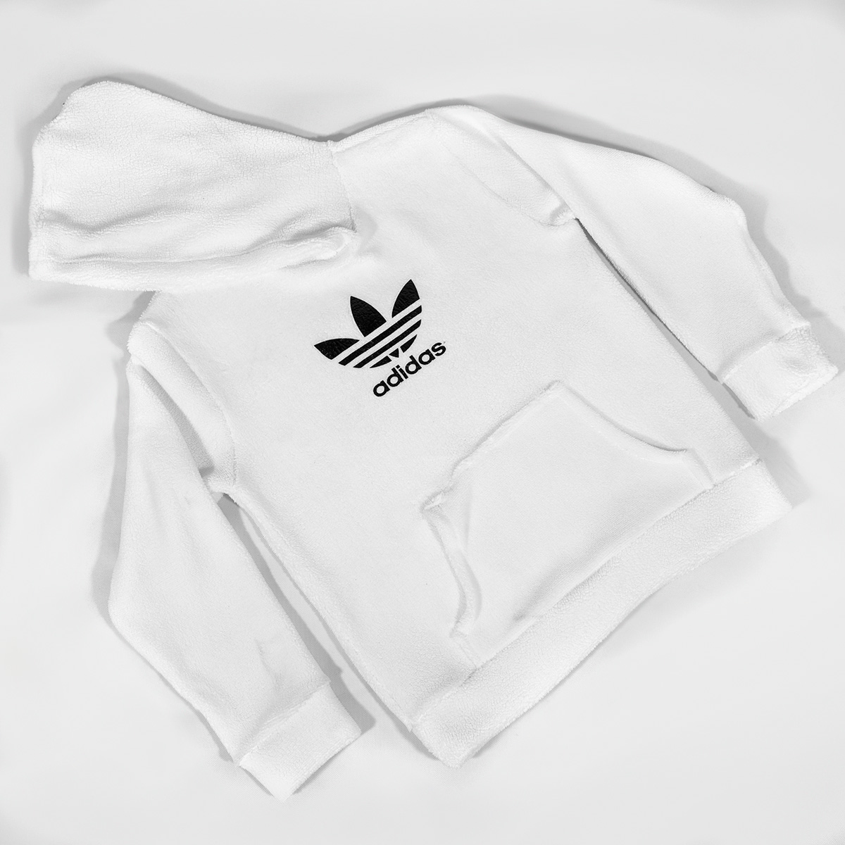 هودی کلاهدار حوله ای مدل adidas