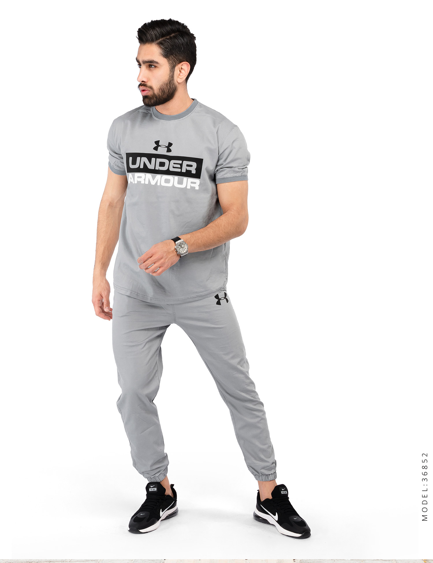 ست تیشرت شلوار اسپرت کتان Under Armour مدل 36852