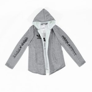 هودی Adidas مردانه طوسی روشن مدل Aran