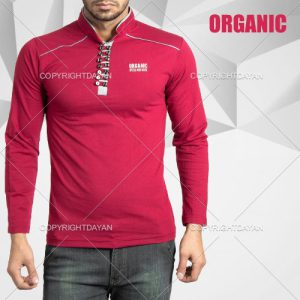 تیشرت یقه ایستاده Organic