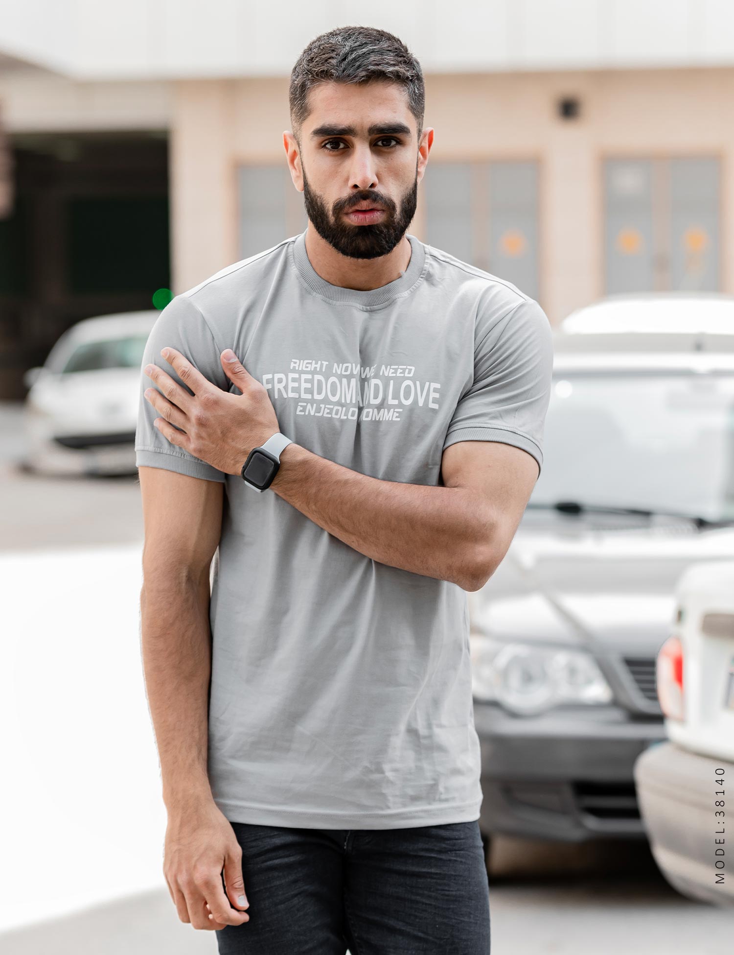 تیشرت مردانه Rayan مدل 38140