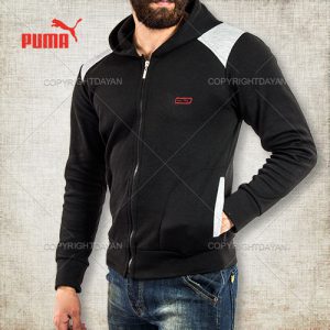 پکیج سویشرت Puma (مشکی)+ساعت Puma