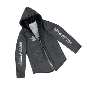 هودی Adidas مردانه طوسی تیره مدل Aran