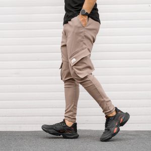 شلوار اسلش قهوه ای مردانه مدل Potin