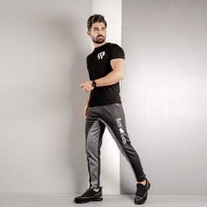 اسلش مردانه T دو رنگ مشکی طوسی مدل RL30