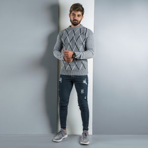 پلیور مردانه T طوسی مدل Fartash