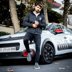 سویشرت ذغالی مردانه مدل A2021