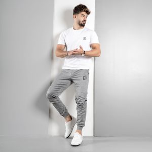 شلوار مردانه طوسی روشن T مدل F70