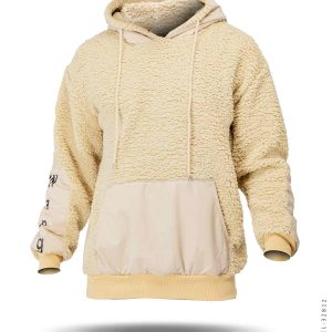 هودی تدی مردانه کلاهدار Pink مدل 32812