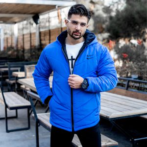 کاپشن دونایک آبی مردانه مدل PANORA