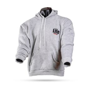 هودی مردانه طوسی مدل Life