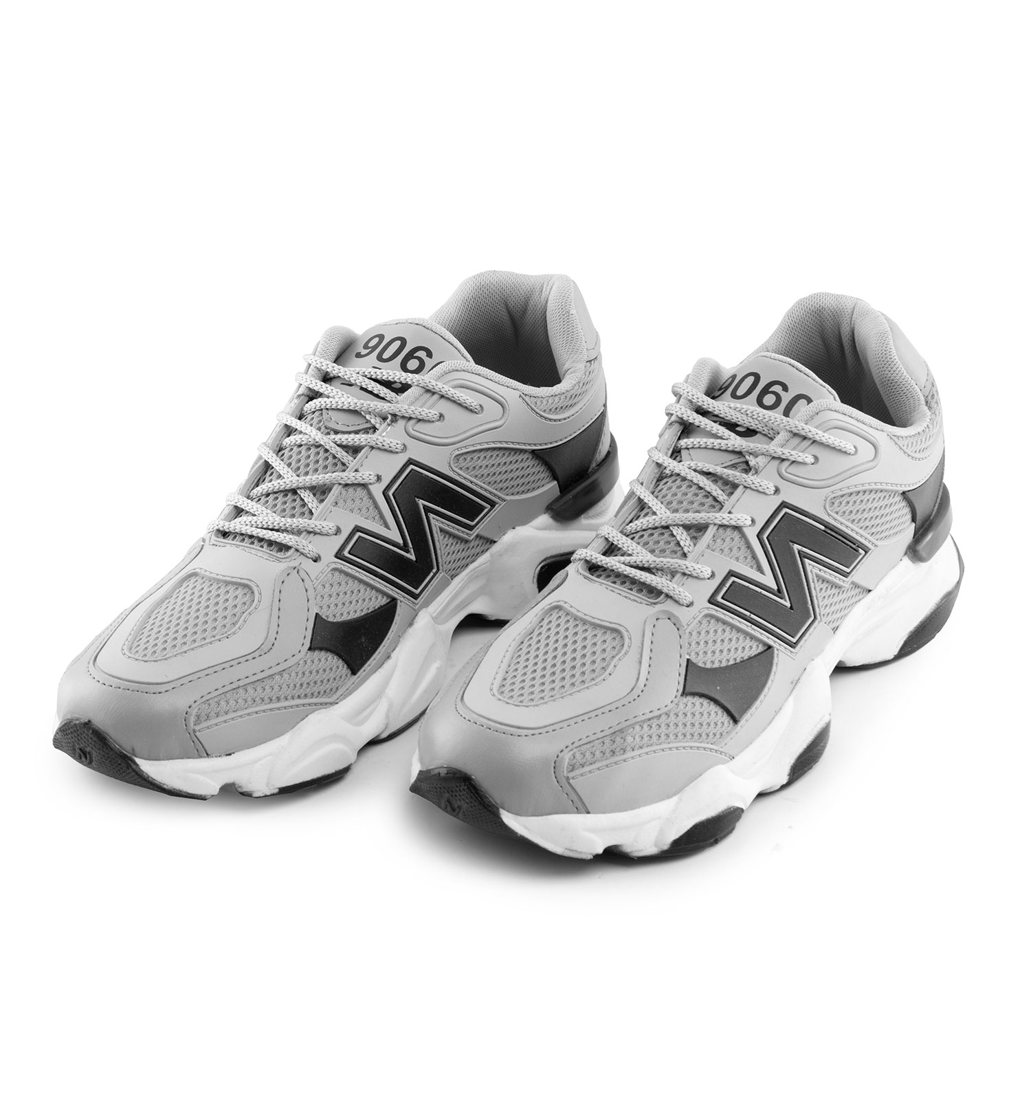 کفش اسپرت New Balance مردانه طوسی بندی مدل 42125