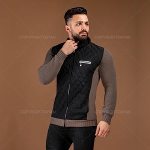 کاپشن بافت مردانه Nika مدل E 1770