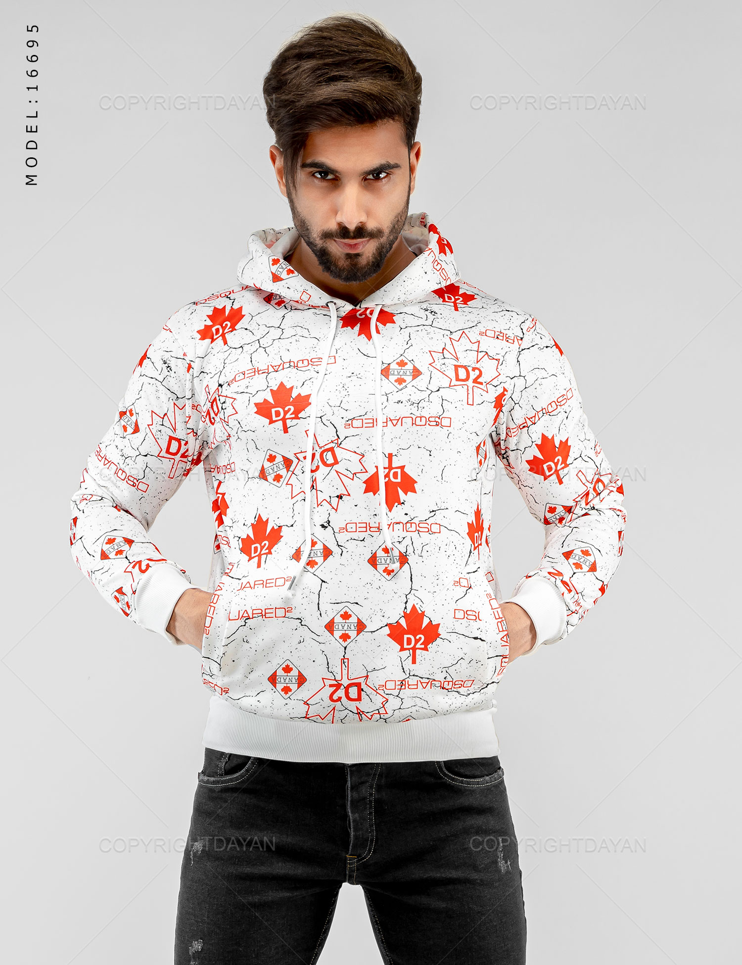 سویشرت مردانه Dsquared ² مدل 16695