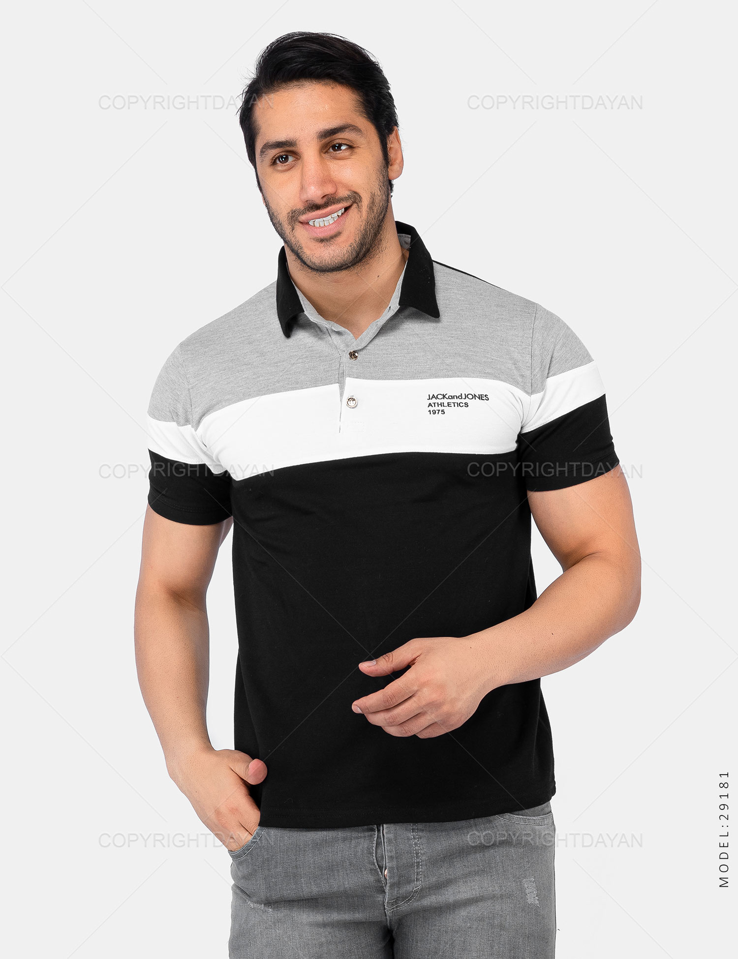 پولوشرت مردانه Jack & Jones مدل 29181