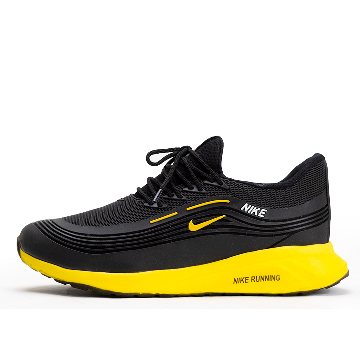 کفش ورزشی Nike مردانه مشکی زرد مدل Viliam