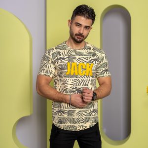 تیشرت مردانه زرد مدل Jack