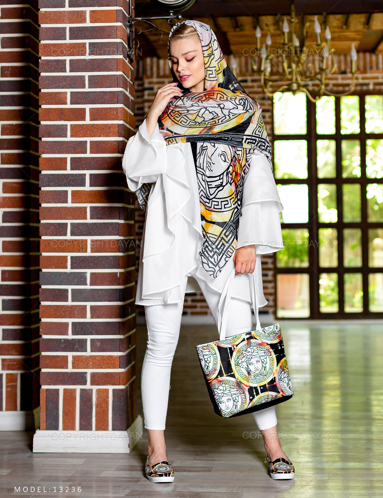 ست سه تیکه زنانه Versace مدل 13236