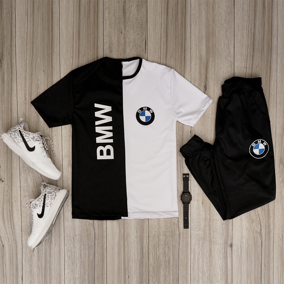 ست تیشرت شلوار bmw مردانه مدل Noman