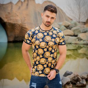 تیشرت مخمل ورساچه مردانه مدل X55
