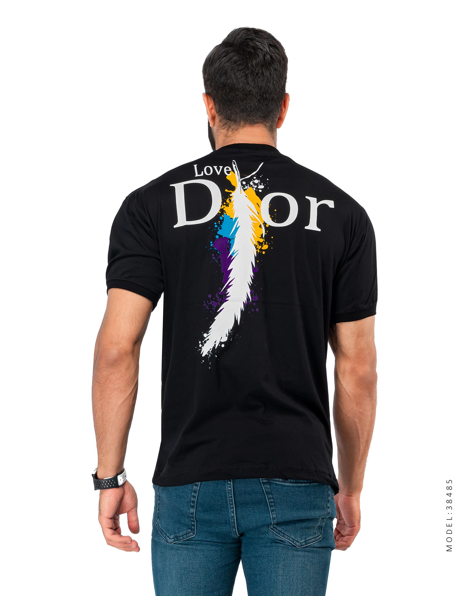 تیشرت مردانه یقه گرد Dior مدل 38485