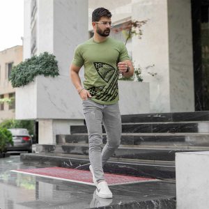 تیشرت آدیداس سبز مردانه مدل TIVAL