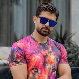 عینک آفتابی آبی مدل A42