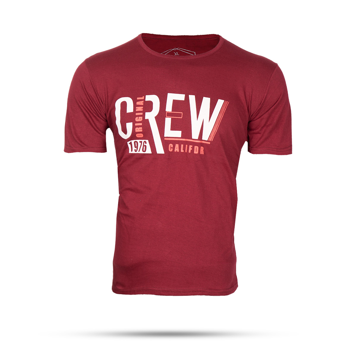تیشرت مردانه قرمز T مدل Crew