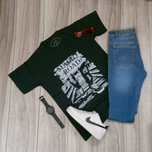 تیشرت T مردانه سبز مدل magic