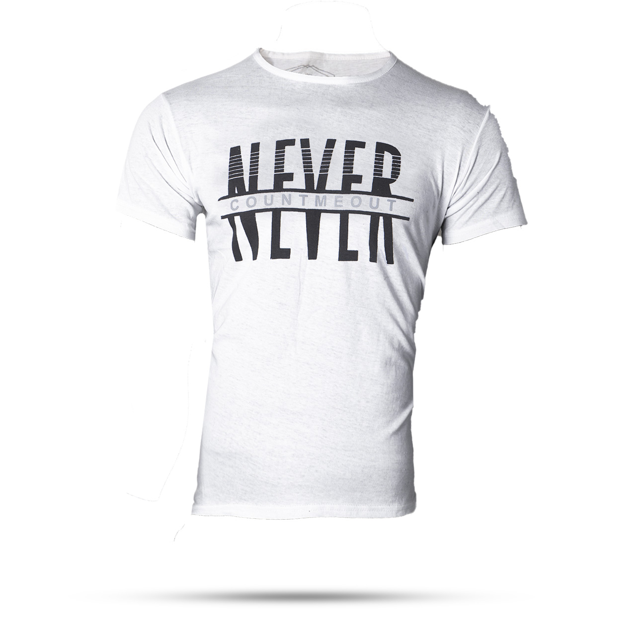 تیشرت مردانه T سفید مدل never