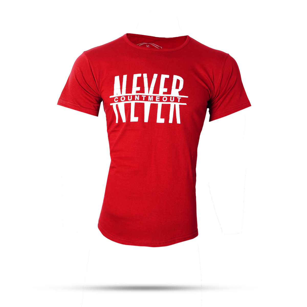 تیشرت مردانه T قرمز مدل never