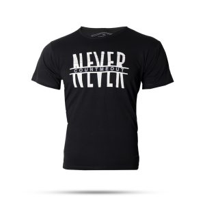 تیشرت مردانه T مشکی مدل never