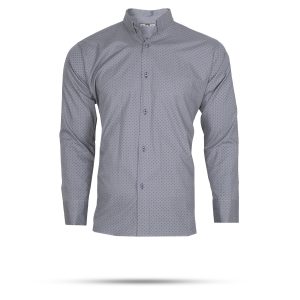 پیراهن طوسی خال خالی T مردانه مدل R300