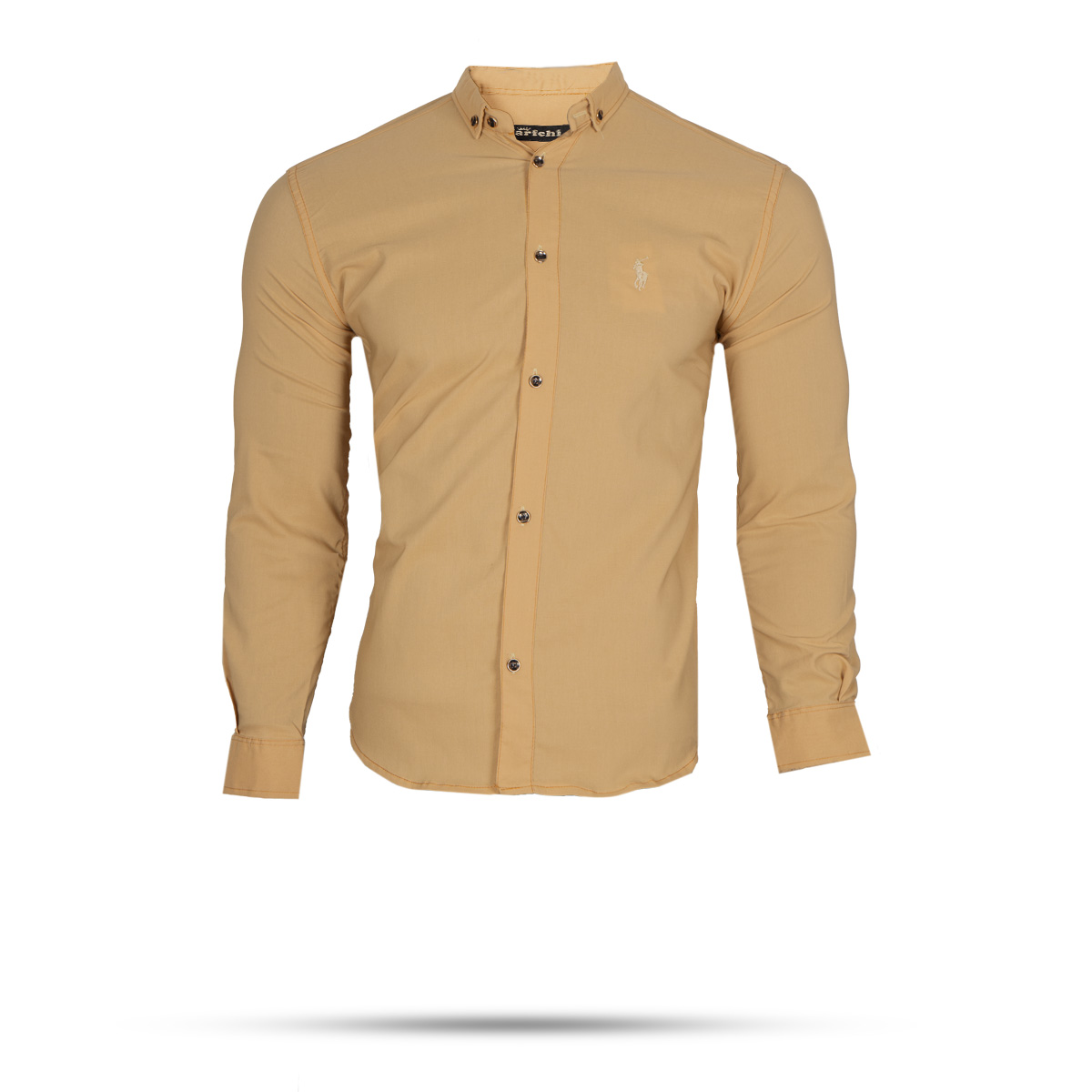 پیراهن زرد T مردانه مدل Yazdan