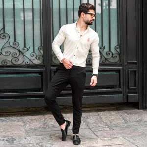 پیراهن مردانه T لیمویی مدل gabi