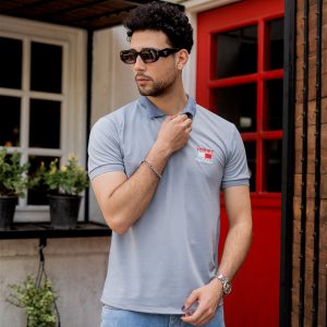 تیشرت جودون مردانه طوسی مدل J52