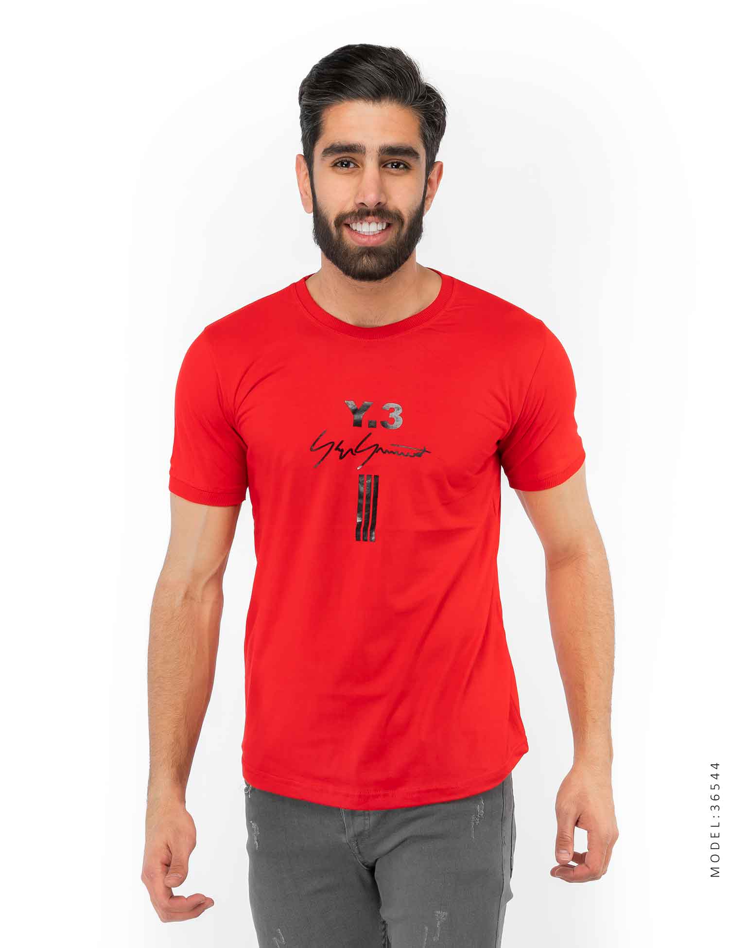 تیشرت یقه گرد مردانه Y – 3 مدل 36544