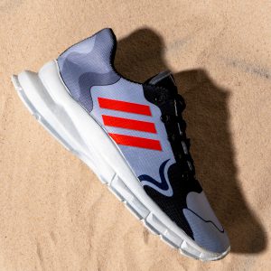 کفش ورزشی سه خط نارنجی-طوسی مردانه مدل Rw82