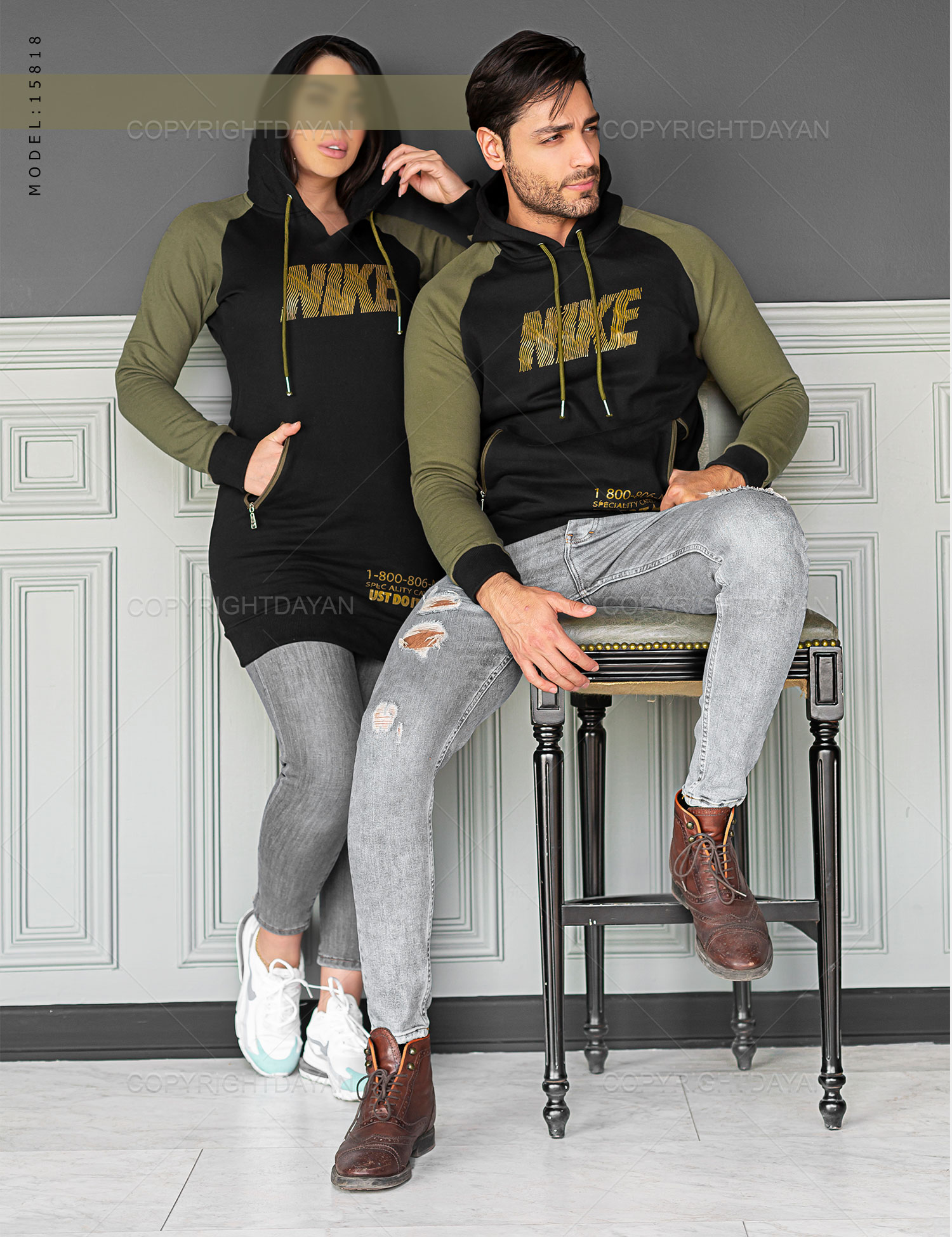 ست دونفره سویشرت Nike مدل 15818
